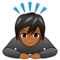 Person Bowing - Medium Black emoji on Emojidex